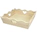 Produktbild Rayher Hobby RAYHER 62412000 Holztablett Herzenslust, FSC Mix Credit, 26,5 x 26,5 x 7 cm