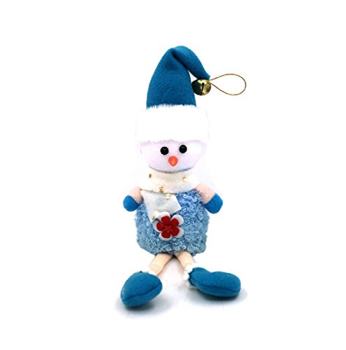 Vovotrade 2016 Christmas Hot Sale!!! Christmas Snowman Ornaments Party Xmas Tree Hanging Decoration 12.6 inch (Blue)