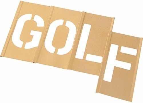 Advanced Stencils Set Of Brass Locking Stencils 1" Letters [Pack of 1] --