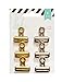 Produktbild American Crafts Heidi Swapp 10268595 Schablone zum Bulldog Clips 1 Silber/Gold, Acryl, Mehrfarbig