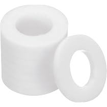 10-Pack PTFE Flat Washer Gaskets - 102mm X 57mm X 3mm For Plumbing, Flange Sealing