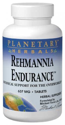 Preisvergleich Produktbild Planetary Herbals, Rehmannia Endurance, 637 mg, 150 Tablets