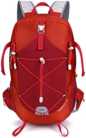 Xuan - worth having Climbing Team Outdoor Leisure Fashion 35L Shoulder Men And Women ( Color : Red )