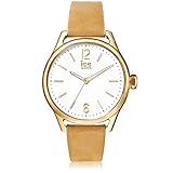 Ice-Watch - ICE time Beige Champagne - Beige Damenuhr mit Lederarmband - 013073 (Small)