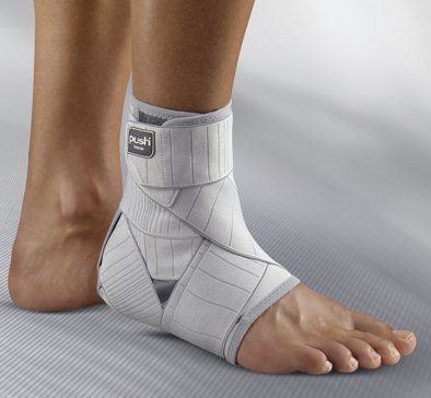 Push Med Ankle Brace - Ajustable, Aquiles Apoyo, cómodo, rehabilitación, Heel-Lock, Seguro y Seguro para Uso 3 Derecho