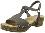 Leichte Laufsohle Rieker Damen V6892 Offene Sandalen, Braun (santos/25), 41 EU