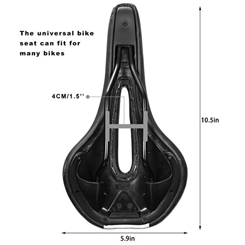 OUTERDO Fahrradsattel MTB Fahrradsitz Gel Mountainbike Sattel City Tourensattel Trekking Rennrad Sattel - 5