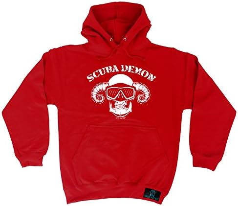 Open Water Premium Scuba Demon Hoodie Hoody/Scuba Diving Gift Diver Christmas Funny snorkle Reef Mask Wetsuit Dive Birthday Present