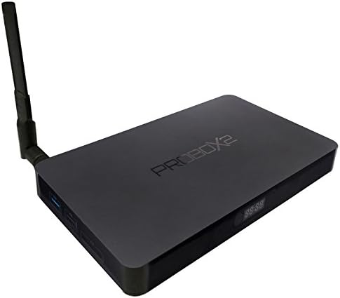 PROBOX2 AVA Android TV Box, Quad Core 2G/16G Dual Band WIFI 1000Mbps LAN USB3.0 HD IN HDR 2.5inch SATA, UK Plug