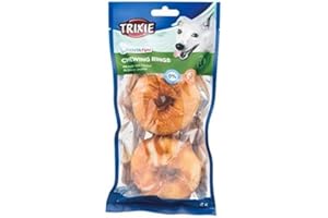 Trixie - Anello da masticare Denta Fun al pollo per cane, 110 g, 2 pezzi
