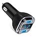 Produktbild Auto-Ladegerät/Tracker4.2A Dual USB Schnelllade Smart Car Charger mit Fahrzeug GPS Locator Auto-Anti-Diebstahl-Schutz Mobile APP Finder Echtzeit-Tracking-Locator Kompatible Geräte iPhone, iPad, Galaxy S8, LG, Nexus OLED-Display Schwarz