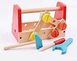 Werkzeugkasten B&Julian MZ3214-1412 Holz Spielzeug 16 tlg. Kinder Werkzeugset - 5