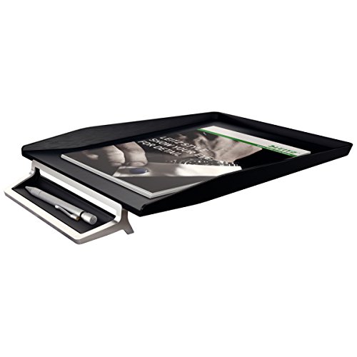 Leitz 52560094 Style Briefkorb mit Stiftablage, satin/schwarz - 2