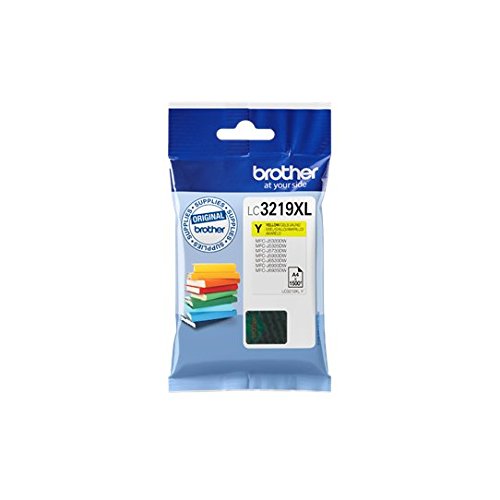 Brother Original XL-Tintenpatrone LC-3219XLY gelb (für Brother MFC-J5330DW, MFC-J5335DW, MFC-J5730DW, MFC-J5930DW, MFC-J6530DW, MFC-J6930DW, MFC-J6935DW)