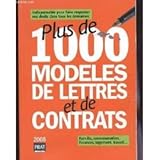 Plus de 1000 modèles de lettres et de contrats