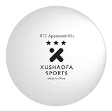 pelotas de tenis de mesa profesionales Pack de 6 pelotas - Blancas Pelotas de tenis de mesa Xushaofa/XSF 40+ sin costura 3 estrellas