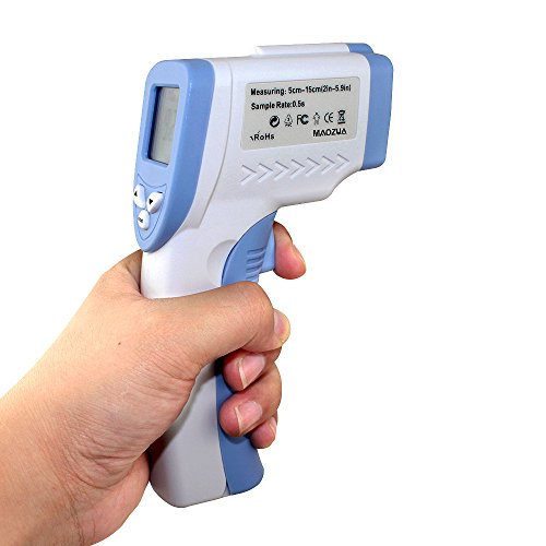 MAOZUA Non-contact Forehead Thermometer for Baby No Touch Infrared Termometer Temperature Gun with Large LCD Instant Read