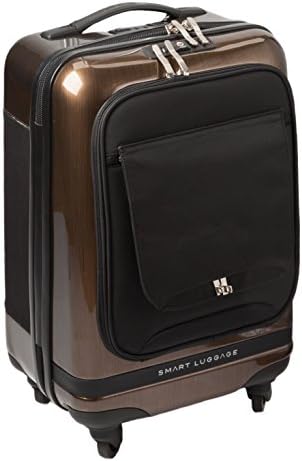NUMINOUSNuminous London Smart Executive Cabin 20 Inch Suitcase Biometrisches Built-in 3500 mAh Power Bank and Scales 35 Litre Capacity