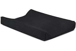 Jollein 550-503-00021 - Funda de cambiador de pañales (50 x 70 cm), color negro