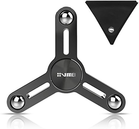 Tri-Spinner Fidget Toy New 2017 All Metal Design Super Fast Long Spins Nano-crystallization Center Quality Spinners Focus Toy for Kids &amp; Adults (GRAY PLUS)