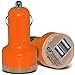 Produktbild (Orange) Sony Experia M2 12v Universal-Schnellminigewehrkugel Dual Port USB KFZ Ladegerät Mit Spyrox