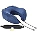 Produktbild PREMIUM Reisekissen Memory Foam von eLander [Blau]-EXTREM KOMFORTABLES Reise-Nackenkissen (Memory-Schaumstoff), Nackenhörnchen, Kopfstütze, Entspannen Sie auf langen Flügen oder Reisen