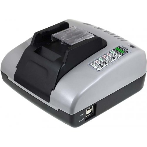 akku-net Akku-Ladegerät mit USB für Werkzeug Makita BDF343, 14,4V