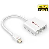 ELUTENG Mini DisplayPort to DVI Cable Full HD 1080P Thunderbolt Mini DP to DVI-D Gold Plated Male to Female Adapter