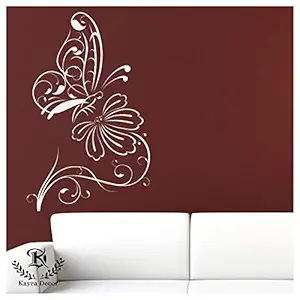 Kayra Decor Reusable DIY Big Butterfly Wall Stencil Painting for Home Decor (Plastic Sheet, 24 inch x 40 inch)