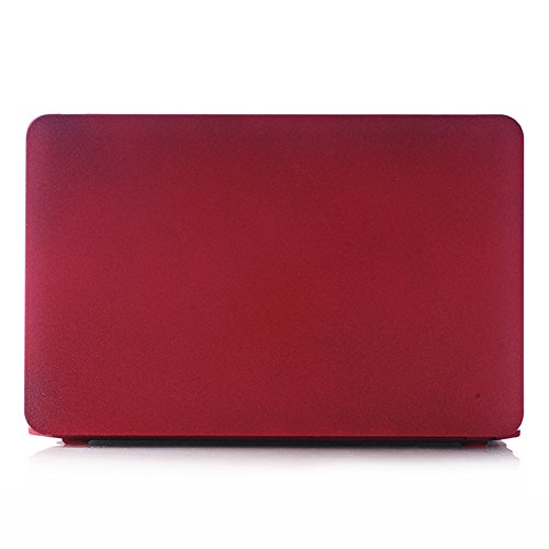 hibote MacBook Pro 13,3 „Fall mit Retina Display, Soft-Touch-Kunststoff-Hartschalen-Snap On Carrying Case Cover für Apple MacBook Retina 13-Zoll-A1502 / A1425 Weinrot - 3