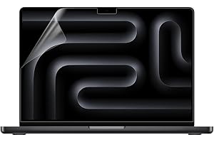 Arisase Paquete de 2 protectores de pantalla antirreflejos para MacBook Pro de 14 pulgadas (chip M5) lanzado en 2025 (modelo: A3434), accesorios de dureza 5H antirreflejos y antiarañazos (transparente