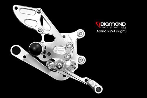 Diamond Race Products - Aprilia RSV4 2009+ Rearset footrest kit