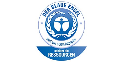 ELBA 100555312 Ordner „rado Wolkenmarmor“ | 1 Stück | A4 | breit | 80 mm | Recycling | Standard-Ordner | blau - 5