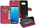Produktbild Bookstyle Tasche für Samsung Galaxy S8 PLUS - Case Etui Hülle Schutzhülle mit Standfunktion in pink