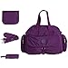 LCY Large Capacity 3 Piece Tote Baby Nappy Changing Diaper Bag Purple