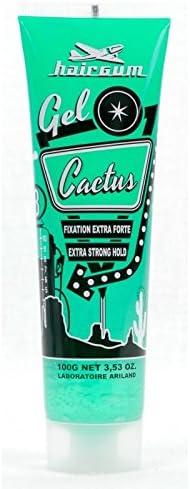 Hairgum Cactus Extra Strong Fixation Styling Gel – 100g – Spiky – Professional Formula – 