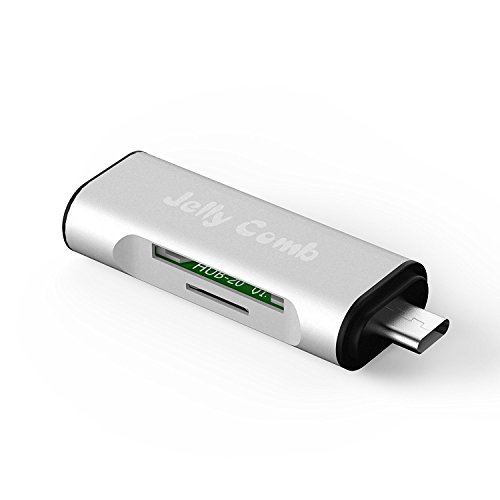 USB C Adapter auf USB 3.0 A mit Kartenleser für Type C Geräte, Jelly Comb 2 in 1 Kartenlesegerät für SD, Micro SD, SDXC, SDHC, Micro SDHC, Micro SDXC - 9