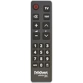 Universal-Fernbedienung Easy für alle Fernseher - Große Tasten für erhöhte Sichtbarkeit. Ideal auch für Hoteleinrichtungen, K