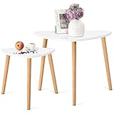 mesas para cafe bar Diseño Moderno, Versátil y Multifuncional: Simple y Muy Fácil de Montar. Perfectamente Embalada, y 100% de Satisfacción Garantizada.