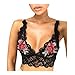 Produktbild Lialbert BH Push Up Bustier Damen Spitze Soft Durchsichtiger BHS RüCkenfrei Blumen Dessous GroßE GrößEn UnterwäSche Hipster Mesh Lingerie Ouvert ReizwäSche