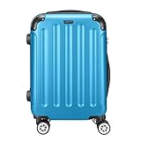 4 Leichtlaufrollen zur 360-Grad-Manövrierbarkeit + versenkbarer Handgriff, robuste Reißverschlüsse, Teleskopgriff, sicher angebrachter kurzer Griff