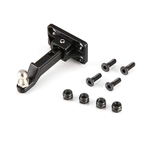 Preisvergleich Produktbild Tree-on-Life Aluminium Anhängerkupplung Auto Heckhaken Empfänger Anhängerkupplung Mit Stoßstange Kompatibel für 1 / 10 RC Traxxas TRX-4 Rc4wd Autos Anhänger Teil