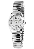 Classix Zugband Uhr Armbanduhr analoge Damenuhr Wochentag- und Datumsanzeige
