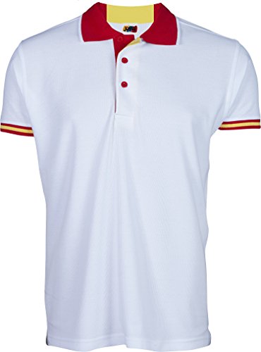 Emilio Fernández -  Polo - Manica Corta - Uomo Bianco Spagna XXL