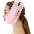 Silicone V Face Mask for Face Lift | Facial Slimming Bandage for Chin & Cheek | Double Chin Reducer for Women & Men | Skin Tightening Belt for Slim Lift, 1 count