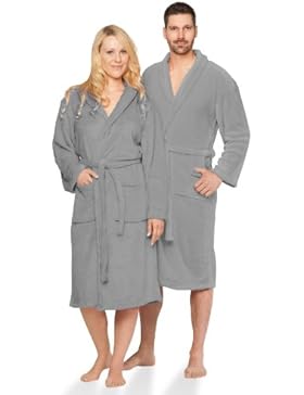 Bademantel aus Microfaser für Damen und Herren - Mia Cossotta