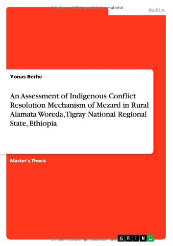 Download An Assessment Of Indigenous Conflict Resolution - 
