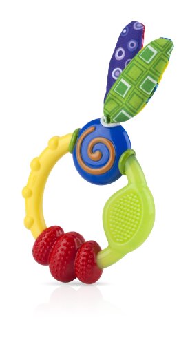 Nuby ID632 Beißring, Mehrfarbig - 4