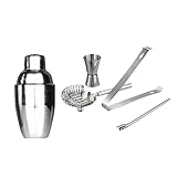 LA MEJOR OPCIÓN PARA ENTRETENER A LOS AMIGOS : Puede crear un delicioso cóctel para sus amigos Utilice esta Herramientas de coctelería Starter Kit para crear rápido que desea bebida,incluso las bebidas más sofisticadas puede prepara bebidas ricas a sus amigos, Como una sorpresa Que necesita es nuestro coctelería Starter Kit，En casa también puede abrir un bar.