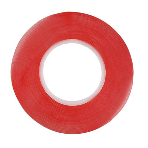 Preisvergleich Produktbild 50M Multi-Rolle Hitzebestndige Beidseitige Transparent Durchsichtiges Klebeband Zerama